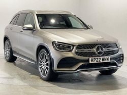 Silver Used 2022 Mercedes GLC300 AMG line SUV | £28,999 (Good price)
