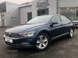 Blue Used 2021 VW Passat SE Sedan | £14,945 (Fair price)