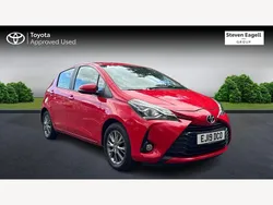 Red Used 2019 Toyota Yaris Hatchback | £8,412 (Fair price)
