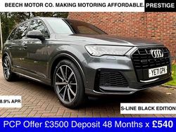 Grey Used 2022 Audi Q7 Black Edition SUV | £37,990 (Good price)