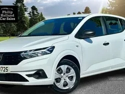 White Used 2022 Dacia Sandero Essentiel Hatchback | £8,995 (Fair price)
