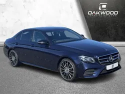 Blue Used 2019 Mercedes E220 AMG line Sedan | £23,995 (Fair price)
