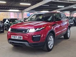 Red Used 2017 Land Rover Range Rover evoque SE Estate | £8,995 (A bit pricey)
