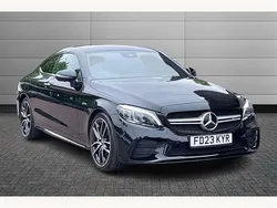 Black Used 2023 Mercedes C43 AMG Premium Plus Coupe | £42,450 (Fair price)