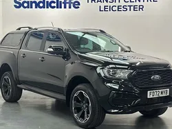 Black Used 2022 Ford Ranger Wildtrack Pickup | £26,000 (Expensive)