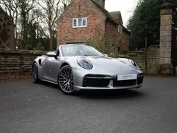 Gt silver metallic New 2024 Porsche 911 Turbo Cabriolet | £148,990