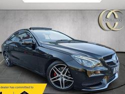 Black Used 2015 Mercedes E200 AMG line Coupe | £16,995