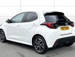 White Used 2021 Toyota Yaris Hybrid Design Hatchback | £15,299 (Fair price)