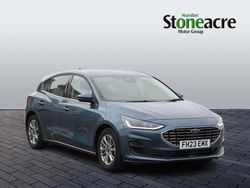 Blue Used 2023 Ford Focus Titanium Hatchback | £14,495 (Fair price)