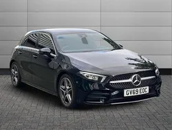 Cosmos black Used 2019 Mercedes A200 AMG line Hatchback | £17,950 (Fair price)