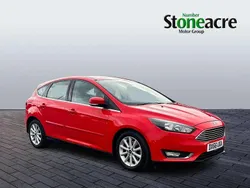 Red Used 2016 Ford Focus Titanium Hatchback | £10,250 (Fair price)