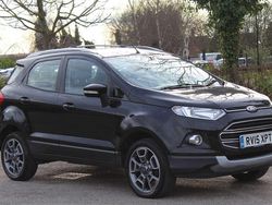 Black Used 2015 Ford Ecosport Titanium X SUV | £5,290 (Fair price)