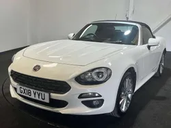 White Used 2018 Fiat 124 Spider Lusso Cabriolet | £11,495 (Fair price)