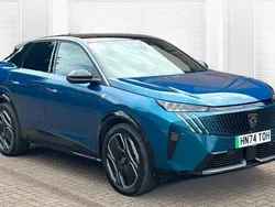 Blue New 2024 Peugeot e-3008 GTi SUV | £29,303