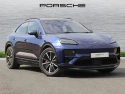Gentian blue metallic Used 2024 Porsche Macan Turbo SUV | £92,450