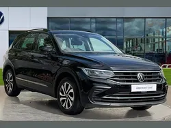 Deep black pearl Used 2021 VW Tiguan Active SUV | £19,639 (Fair price)