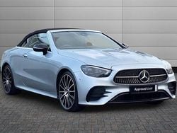 High tech silver Used 2021 Mercedes E300 AMG line Cabriolet | £35,995 (Fair price)