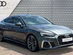 Grey Used 2021 Audi A5 S-Line Coupe | £23,397 (Fair price)