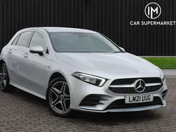 Silver Used 2021 Mercedes A250 AMG Line Premium Hatchback | £15,885 (Good price)