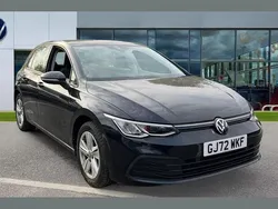Deep black pearlescent Used 2022 VW Golf VIII Life Hatchback | £17,078 (Good price)
