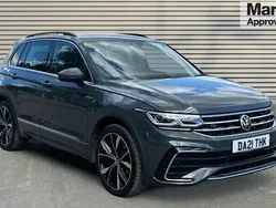 Grey Used 2021 VW Tiguan R-line SUV | £23,545 (Fair price)