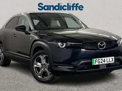 Two tone metallic jet black with silver side panels Used 2023 Mazda MX30 Exclusive-Line SUV | £13,994 (Good price)