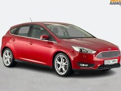 Red Used 2017 Ford Focus Titanium X Hatchback | £9,495 (Fair price)