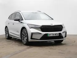 Silver Used 2024 Skoda Enyaq iV SportlinePlus SUV | £32,995 (Fair price)