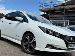 White Used 2020 Nissan Leaf N-Connecta Hatchback | £7,789 (Fair price)