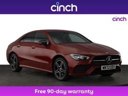 Red Used 2022 Mercedes CLA250e AMG Line Premium Sedan | £23,049 (Fair price)