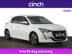 White Used 2021 Peugeot 208 Allure Premium Hatchback | £11,949 (Fair price)