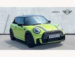 Zesty yellow Used 2023 Mini Cooper Premium Hatchback | £22,875 (Expensive)