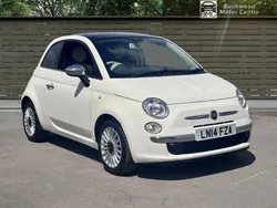 White Used 2014 Fiat 500 Lounge Hatchback | £7,695 (Fair price)