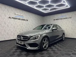 Grey Used 2017 Mercedes C220 AMG line Sedan | £12,999 (A bit pricey)