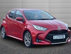 Red Used 2024 Toyota Yaris Hybrid Hatchback | £20,901 (A bit pricey)