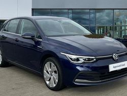 Atlantic blue metallic Used 2021 VW Golf VIII Style Hatchback | £16,756 (Fair price)