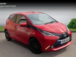 Red Used 2018 Toyota Aygo x-style Hatchback | £7,584 (Fair price)
