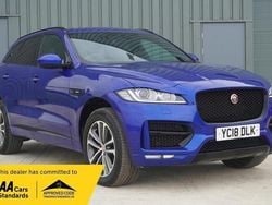 Blue Used 2018 Jaguar F-Pace R-Sport SUV | £17,995 (Good price)
