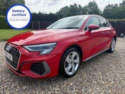 Red Used 2021 Audi A3 e-tron Comfort Hatchback | £12,495 (Fair price)