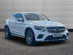 White Used 2019 Mercedes GLC250 AMG Line Premium Coupe | £29,350 (Fair price)
