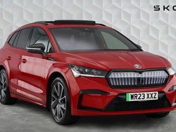 Velvet red metallic Used 2023 Skoda Enyaq iV SportLine SUV | £29,950 (Fair price)