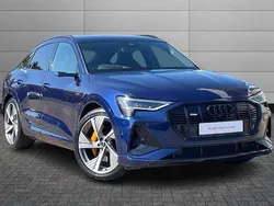 Blue Used 2022 Audi e-tron Sportback Advanced SUV | £36,995