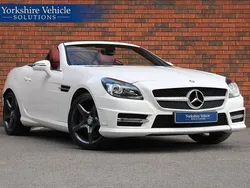 White Used 2013 Mercedes SLK200 AMG Cabriolet | £8,489 (Fair price)