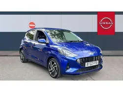 Blue Used 2022 Hyundai i10 Premium Hatchback | £14,359 (Fair price)