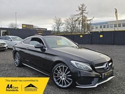 Black Used 2016 Mercedes C300 AMG Line Premium Plus Coupe | £16,750 (A bit pricey)