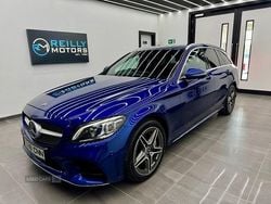 Blue Used 2019 Mercedes C300 AMG line Estate | £18,750 (Fair price)