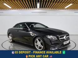 Black Used 2019 Mercedes E220 AMG line Cabriolet | £20,849 (Good price)