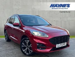 Red Used 2021 Ford Kuga ST-Line X SUV | £20,495 (Fair price)