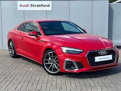 Red Used 2025 Audi A5 S-Line Coupe | £33,961 (Fair price)