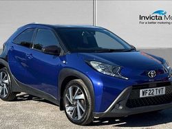 Juniper blue metallic Used 2022 Toyota Aygo Hatchback | £11,500 (Fair price)